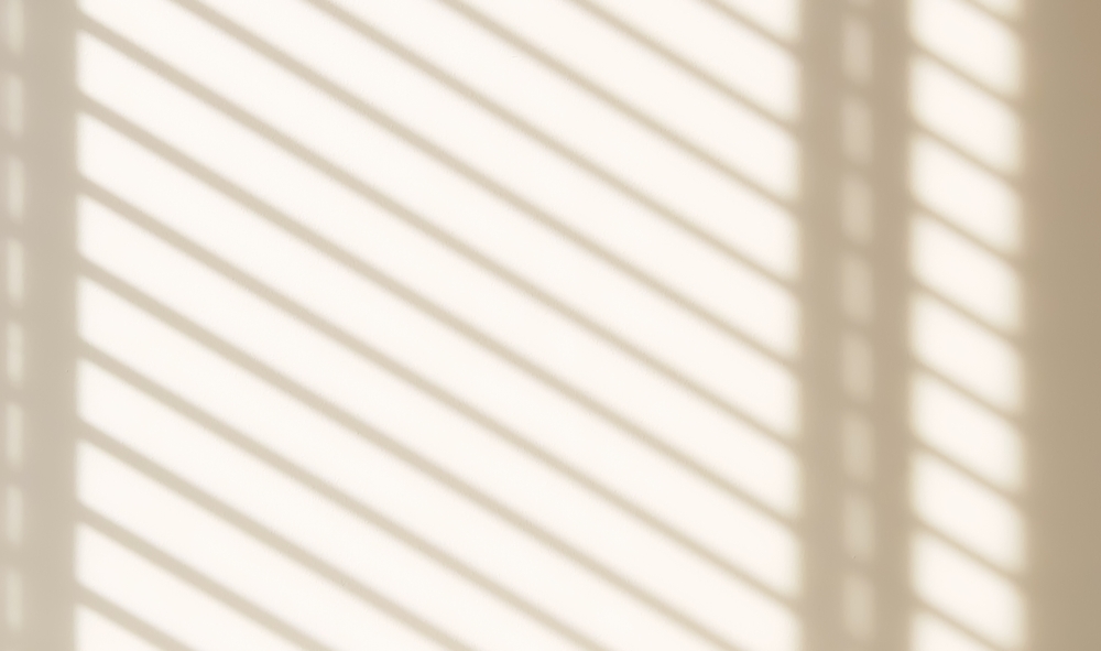 Light through blinds